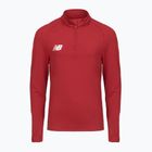 Felpa da calcio da bambino New Balance Training 1/4 Zip in maglia bordeaux