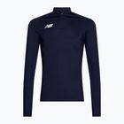 Felpa da calcio da uomo New Balance Training 1/4 Zip Knitted navy