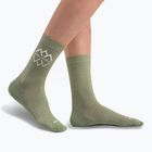 Calze da trekking Icebreaker donna Life Fine Gauge Crew IB Logo Reflections lichen/snow