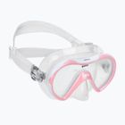 Maschera snorkeling Mares Vento SC trasparente/rosa per bambini