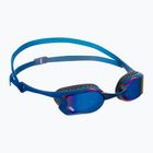 Occhiali da nuoto Zoggs Raptor HCB Titanium blu/grigio/blu scuro specchiato