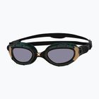 Zoggs Predator Flex Titanium Reactor R occhiali da nuoto nero/ oro/ reactor titanium