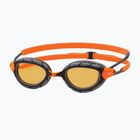 Zoggs Predator Occhiali da nuoto polarizzati Ultra grigio/ arancio/ rame polarizzato
