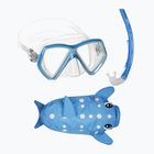 Mares Combo Zoo, set snorkeling per bambini blu