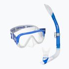 Set da snorkeling Mares Keewee Splash blue/white/clear