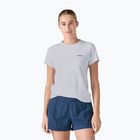 Maglietta da trekking da donna Patagonia P-6 Logo Responsabili-Tee bianco