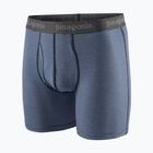 Patagonia uomo Essential Boxer Briefs 6" fathom stripe/new navy