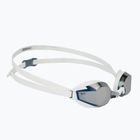 Occhiali da nuoto TYR Stealth-X Performance Mirrored argento/bianco