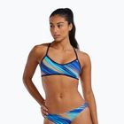 Top del costume da bagno TYR Riptidal Trinity verde acqua/arancio