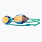Occhialini da nuoto per bambini TYR Blackops 140 Ev Racing Specchiati arancione/verde