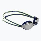 Occhialini da nuoto TYR Blackops 140 Ev Racing Specchiati navy/lime