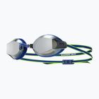 Occhialini da nuoto TYR Blackops 140 Ev Racing Specchiati navy/lime