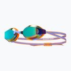 Occhialini da nuoto per bambini TYR Blackops 140 Ev Racing Specchiati viola/arancione