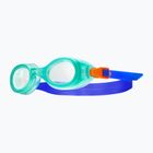 Occhialini da nuoto per bambini TYR Aqua Blaze green/orange