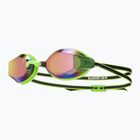 Occhialini da nuoto TYR Blackops 140 Ev Racing Mirrored bright green/black