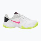 Scarpe da tennis junior Nike Court Lite 2 Jr white/hot lime/grey fog/laser fuchsia