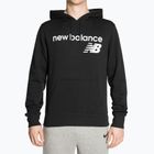 Felpa New Balance Classic Core nera da uomo