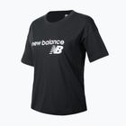 T-shirt New Balance Classic Core Stacked nera da donna