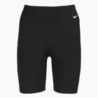 Pantaloncini da allenamento da donna Nike One Dri-Fit Mid Rise nero/bianco