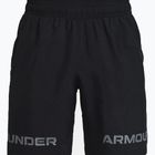 Pantaloncini da allenamento Under Armour da uomo UA Woven Graphic Wm nero/grigio pitch