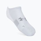 Under Armour UA ArmourDry Run No Show calzini bianchi