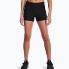 Pantaloncini da allenamento Under Armour Mid Rise nero/bianco da donna