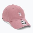 47 Marca MLB New York Yankees Base Runner cap CLEAN UP malva