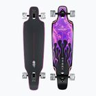 Longboard Globe Outlier viola con fiamme