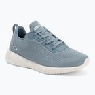 Scarpe SKECHERS Bobs Sport Squad Tough Talk donna blu chiaro