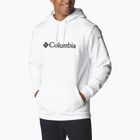 Felpa da uomo Columbia CSC Basic Logo II Hoodie bianca/con logo del CSC