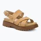 Timberland Clairemont Way sandali da donna in nabuk beige medio