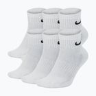 Calzini Nike Everyday Cushioned 6 paia white/black