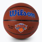 Wilson NBA Team Alliance New York Knicks marrone basket dimensioni 7