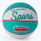Wilson NBA Team Retro Mini San Antonio Spurs pallacanestro per bambini grigio taglia 3
