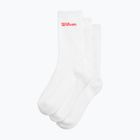 Calzini Wilson Crew Logo 3 pairs bright white