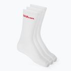 Calzini Wilson Crew Logo 3 pairs bright white