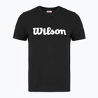 Maglietta da tennis da donna Wilson Team Graphic Script W nero script