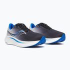 Scarpe da corsa da uomo Saucony Ride 18 nero / skydiver