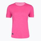 Maglietta da running Saucony Stopwatch SS fucsia heather da donna