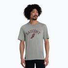 Maglia da corsa da uomo Saucony Stopwatch light grey heather