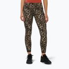 Leggings da allenamento donna Sweaty Betty Power Piping Workout 7/8 brown ink leopard print