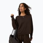 Felpa donna Sweaty Betty After Class Yoke Crop espresso brown