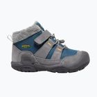 KEEN Knotch Chukka, scarponcini da trekking per bambini in acciaio grigio/blu wing teal