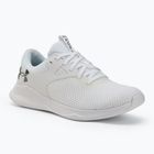 Scarpe da ginnastica da donna Under Armour W Charged Aurora 2 bianco/bianco/argento caldo metallico