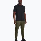 Under Armour Armour Fleece Joggers, pantaloni da allenamento da uomo, colore verde/nero