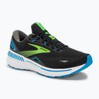 Brooks Adrenaline GTS 23 nero / oceano hawaiano / verde uomini scarpe da corsa