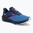 Brooks Launch 10 donne scarpe da corsa peacot / blu marino / rosa glo