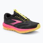 Brooks Revel 7 scarpe da corsa da donna nero/rosa/limone tonico