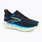 Scarpe da corsa da uomo Brooks Glycerin 22 nero/cobalto/giallo ghiaccio