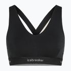 Reggiseno termico Icebreaker Merino 125 Cool-Lite Sprite Racerback nero